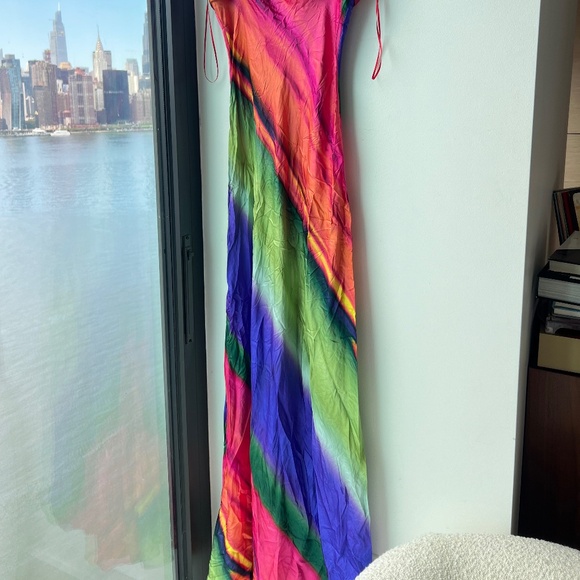 Dallas Dress by Mirae in Multi-Stripe - Picture 4 of 7